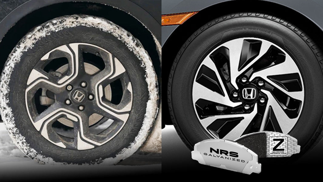 Why are galvanized brakes the best choice for winter salt & summer heat