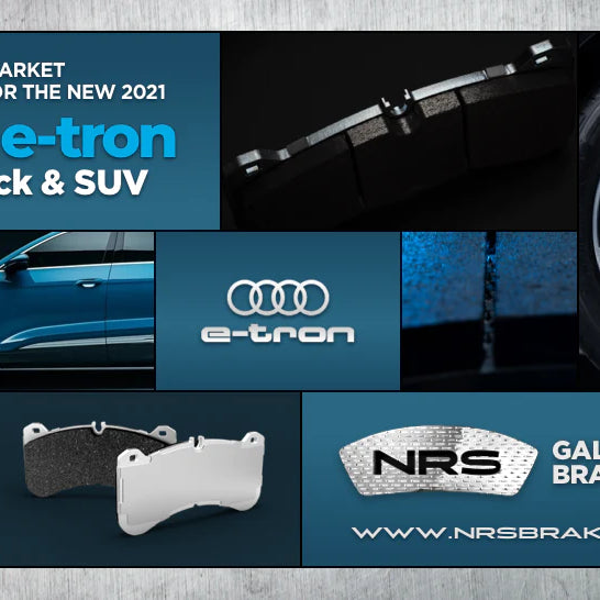 NEW PRODUCT ALERT - NRS Brakes launches Re-Engineered GALVANIZED brake pads for the Audi e-tron