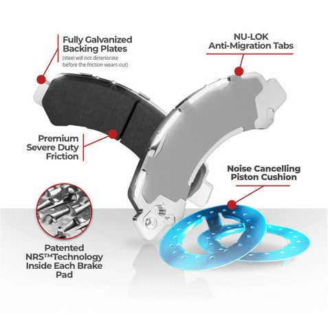 Disc Brake Pad Set NRS Brakes NS2185