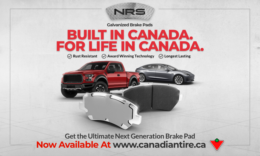 NUCAP’s NRS Galvanized Brake Pads, Designed and Manufactured in Canada